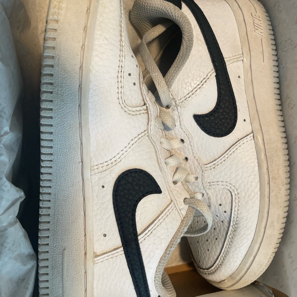 Nike Force 1 PS Classic White and Black Shoes
